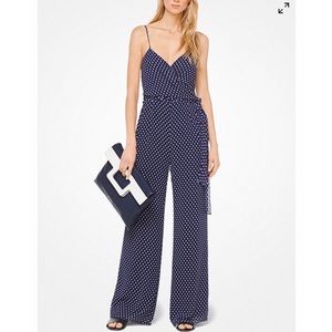 Michael Kors Dot Georgette Jumpsuit